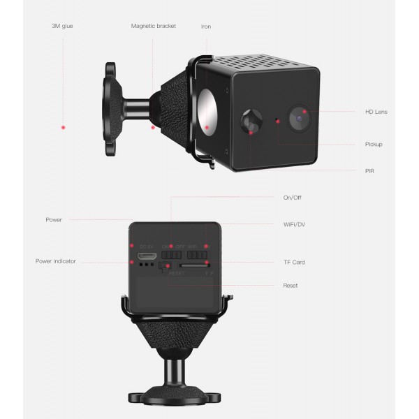 VSTARCAM smart mini κάμερα CB71, 3MP, 1500mAh, WiFi & αυτόνομη καταγραφή - Κάμερες Ασφαλείας