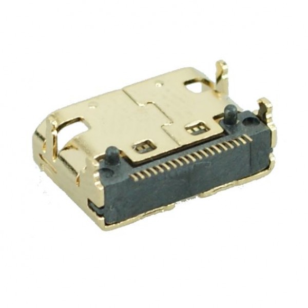HDMI Connector Mini C TYPE1, Copper, Gold - Connectors