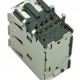 USB 2.0 Connector Triple, up, Silver/Black