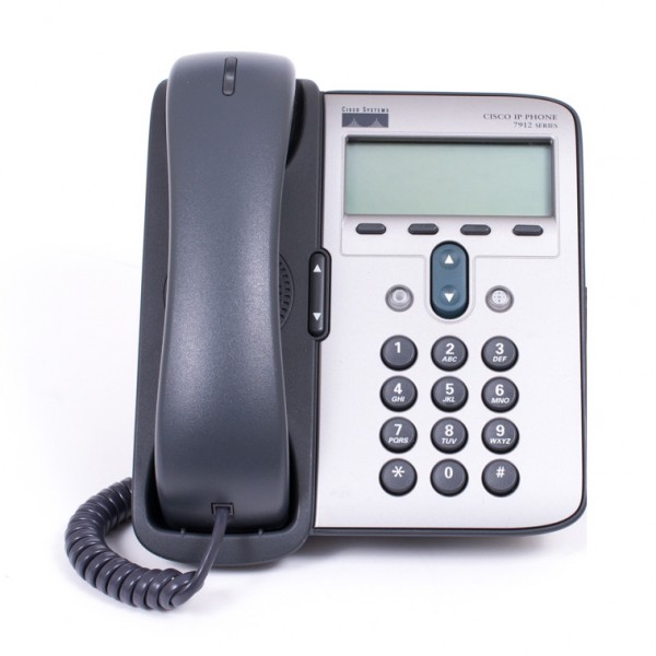 CISCO used Unified IP Phone 7912G, γκρι/ασημί - Used Τηλεφωνία