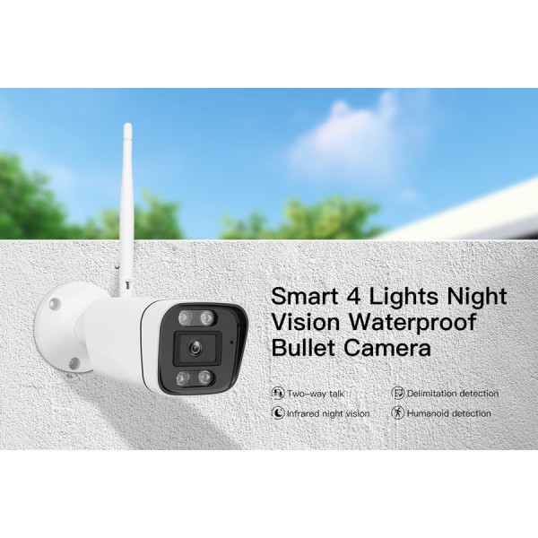 VSTARCAM smart IP κάμερα CS58, IP66, 3MP, WiFi, ανίχνευση καπνού - VSTARCAM