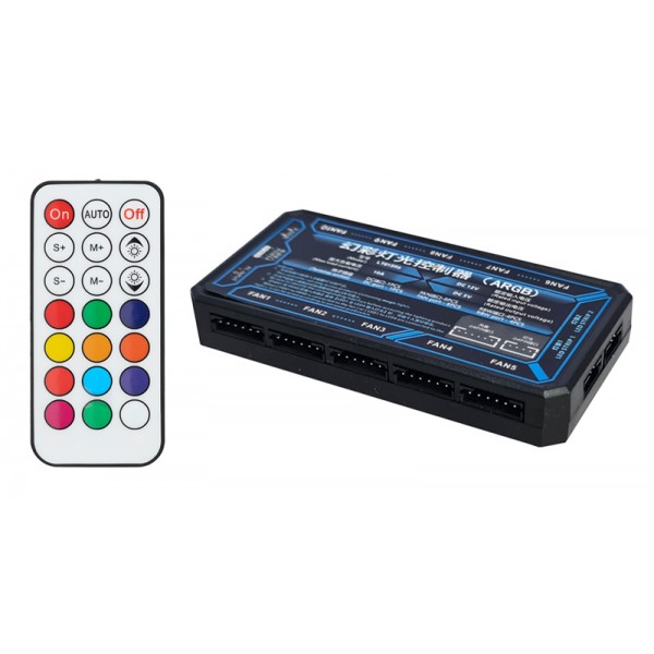 ORICO RGB fan controller CSF-KZ με ασύρματο χειριστήριο, 10 connectors