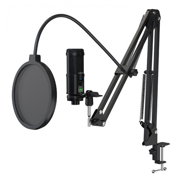 CABLETIME πυκνωτικό μικρόφωνο MP02-AB, με pop φίλτρο & αντιανέμιο, USB - Σύγκριση Προϊόντων