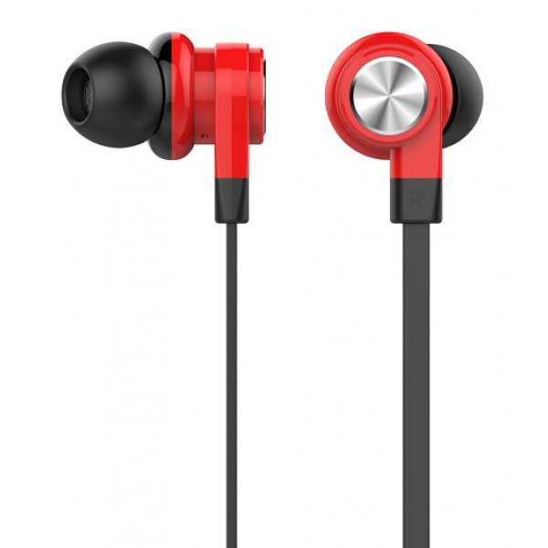 CELEBRAT earphones με μικρόφωνο D9, 10mm, 3.5mm, 1.2m, κόκκινα - Ακουστικά - Bluetooth