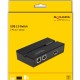 DELOCK USB 2.0 switch 11491, 2x USB Type B σε USB, με μαγνήτη, μαύρο