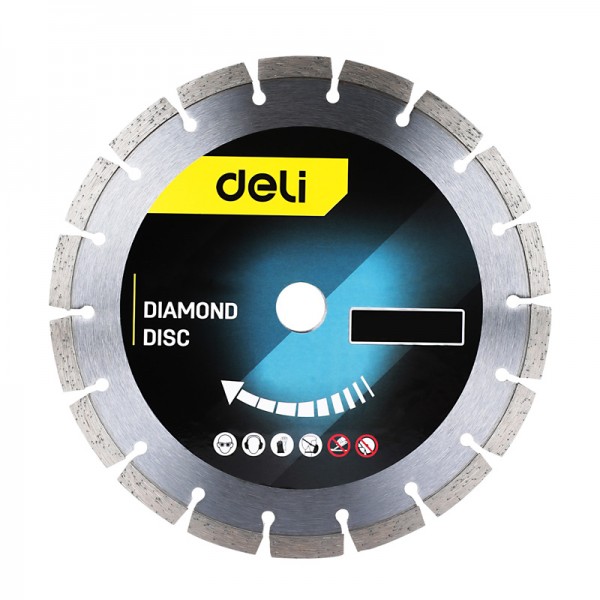 DELI δίσκος κοπής διαμαντέ DH-SQP125-E1, δομικών υλικών, 125mm, 12250rpm - DELI