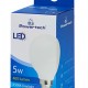 POWERTECH LED Λάμπα Mini Globe E14-006 5W, 6500K, E14, Samsung LED, IC