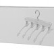 ECOCO κρεμάστρα ντουλάπας 5 θέσεων E1904, 31x41x21cm, λευκή