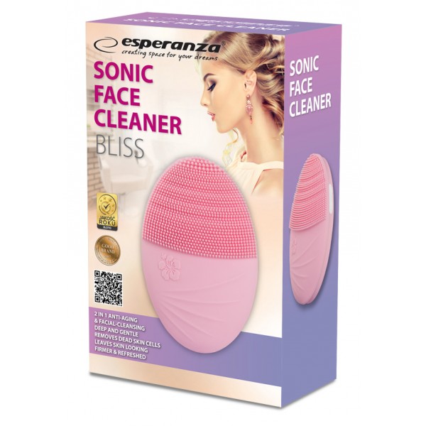 ESPERANZA συσκευή καθαρισμού προσώπου Bliss, 4 επίπεδα καθαρισμού, ροζ - Προσωπικές Συσκευές