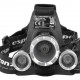 ESPERANZA φακός κεφαλής Cree T6 + 2x XPE Cepheus EOT026, 200LM, μαύρος