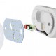 POWERTECH LED φωτιστικό τοίχου EXTL-0004, 10W, 4000k cool white, λευκό