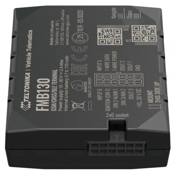 TELTONIKA GPS Tracker αυτοκινήτου FMB130, GSM/GPRS/GNSS, Bluetooth - GPS