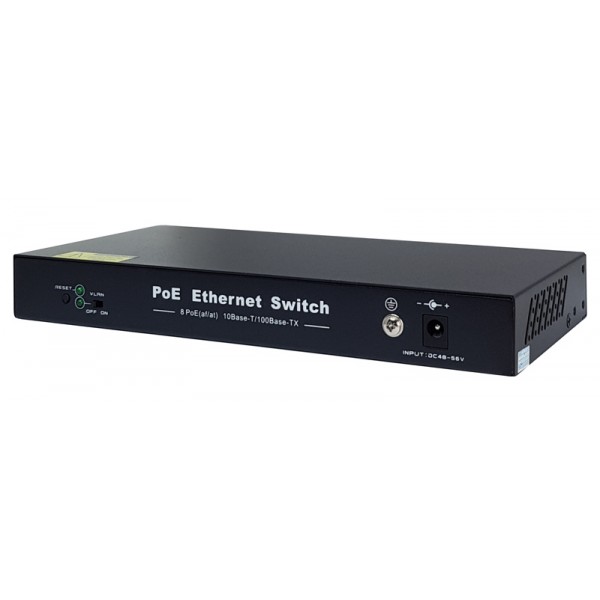 FOLKSAFE PoE Ethernet Switch FS-S1008EP-E, 8 Ports 10/100Mbps - FOLKSAFE