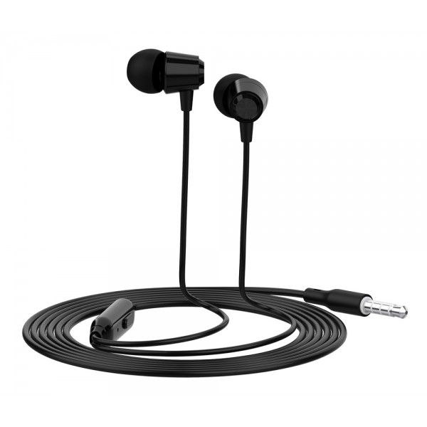 CELEBRAT Earphones G4 με μικρόφωνο, 10mm, 1.2m, μαύρο - CELEBRAT