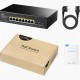 CUDY PoE+ switch GS1008PS2, 8-port PoE+, 2x SFP, 120W, V1.0