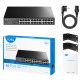 CUDY Ethernet switch GS1024, 24-port Gigabit, VLAN, V2.0