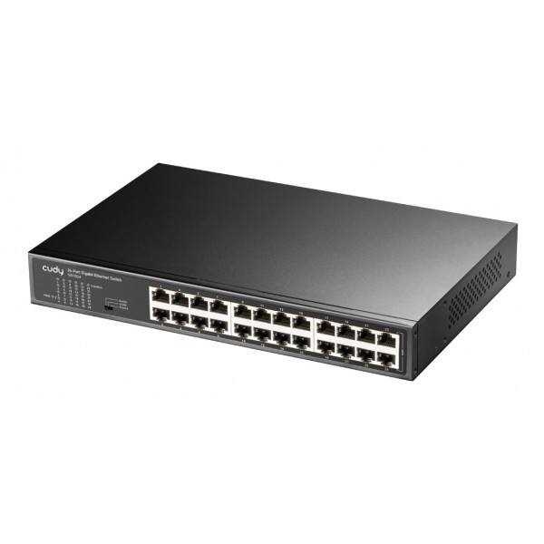 CUDY Ethernet switch GS1024, 24-port Gigabit, VLAN, V2.0 - Switches