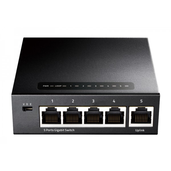 CUDY desktop switch GS105, 5-port Gigabit, 10/100/1000Mbps - CUDY