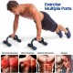 Χειρολαβές για push-ups GYM-0007, 2τμχ, μαύρες