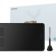HUION pen tablet H640P, 6.3 x 3.9", battery-free pen, 6 πλήκτρα, μαύρο