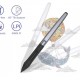 HUION pen tablet H950P, 8.7 x 5.4", battery-free pen, 8 πλήκτρα, μαύρο