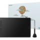 HUION pen tablet H950P, 8.7 x 5.4", battery-free pen, 8 πλήκτρα, μαύρο