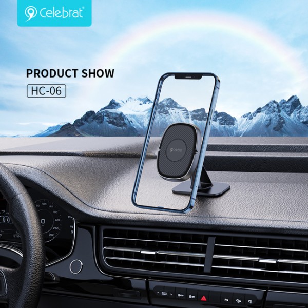 CELEBRAT βάση smartphone αυτοκινήτου HC-06 για ταμπλό, μαγνητική, μαύρη - Mobile