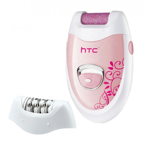 HTC αποτριχωτική μηχανή HL-022, 2 σε 1, επαναφορτιζόμενη, ροζ - HTC