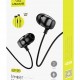 USAMS earphones με μικρόφωνο EP-36, 10mm, 3.5mm, 1.2m, μαύρα