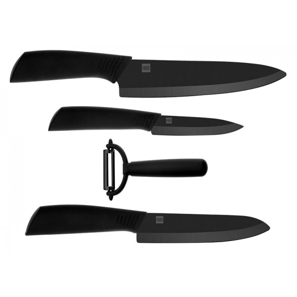 MIJIA σετ 4 μαχαιριών HU0010, κεραμικά, μαύρο - Είδη Κουζίνας