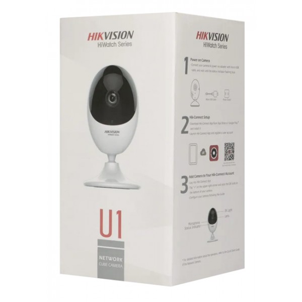 HIKVISION HIWATCH smart camera U1, Wi-Fi, IR, 2MP Full HD, 2.0 mm