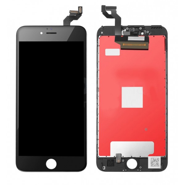 TW INCELL LCD για iPhone 6s Plus, camera-sensor ring, earmesh, μαύρη - TW INCELL