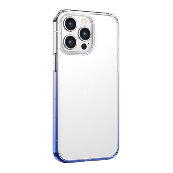 USAMS θήκη Binz για iPhone 14, μπλε & διάφανη - Mobile