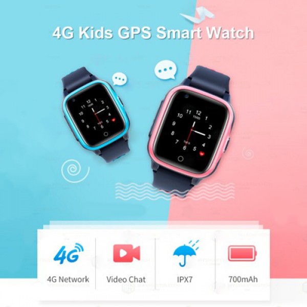 INTIME GPS smartwatch για παιδιά IT-046, 1.4", camera, 4G, IP67, ροζ - GPS