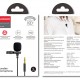 JOYROOM μικρόφωνο JR-LM1 με ενσωματωμένο clip-on, 3.5mm, 2m, μαύρο | Ακουστικά - Μικρόφωνα PC | Συνοδευτικά PC |