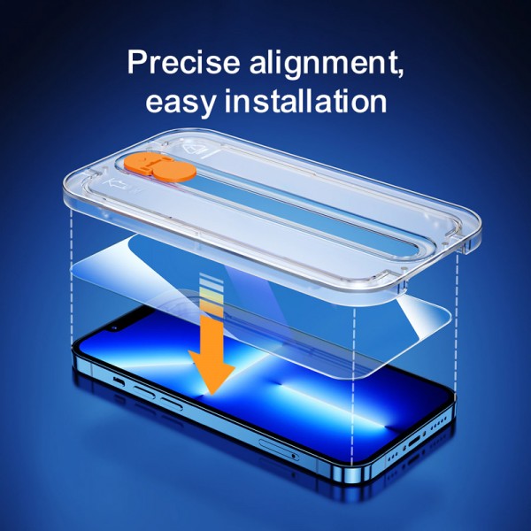 JOYROOM tempered glass 9H με kit τοποθέτησης για iPhone 12 Pro Max - JOYROOM