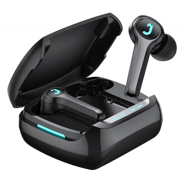 JOYROOM earphones με θήκη φόρτισης JR-TP1, True Wireless, μαύρα
