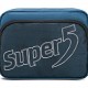 SUPER FIVE τσάντα ώμου K00123-BL, μπλε