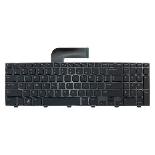 Πληκτρολόγιο για Dell Inspiron 15R/N5110, US, μαύρο