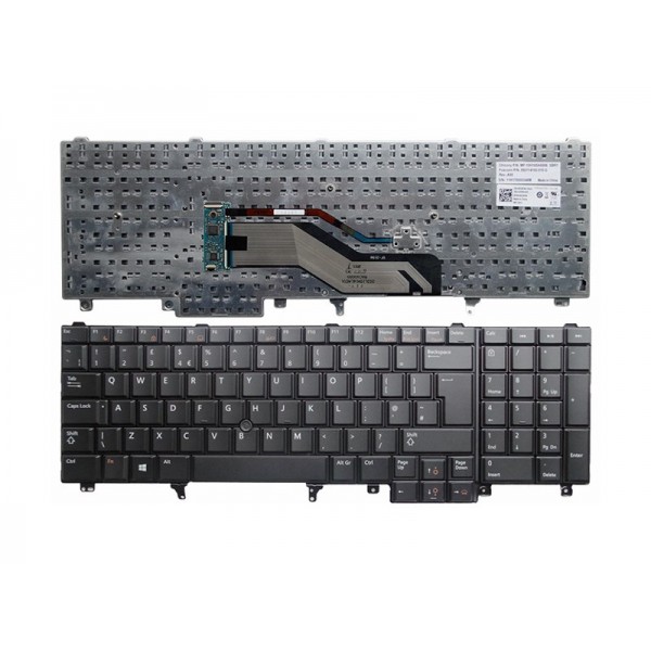 Πληκτρολόγιο για Dell Latitude E5520/E5530/Precision M4600/M6600, μαύρο - Ανταλλακτικά Laptops