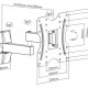 BRATECK επιτοίχια βάση KLA27-222 για τηλεόραση 23-42", full motion, 20kg