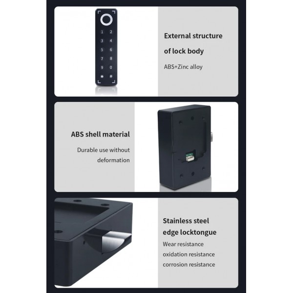 KERONG ηλεκτροπύρος KR-S1030, συνδυασμού & fingerprint, μαύρος - Ηλεκτροπύροι