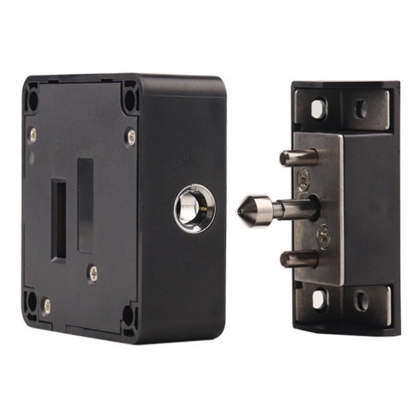 KERONG ηλεκτροπύρος KR-S61A, με RFID reader, κρυφός, μαύρος - Ηλεκτροπύροι