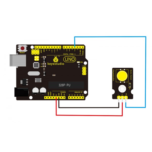 KEYESTUDIO digital push button KS0029, συμβατό με Arduino - KEYESTUDIO