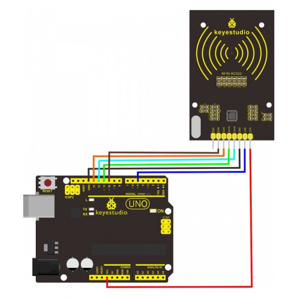 KEYESTUDIO RFID module RC522, για Arduino - KEYESTUDIO