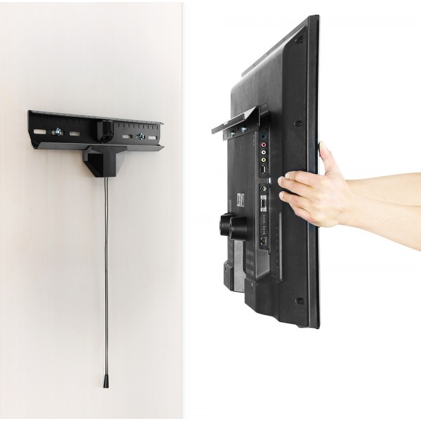BRATECK επιτοίχια βάση LED-1546 για τηλεόραση 37-80", έως 50kg