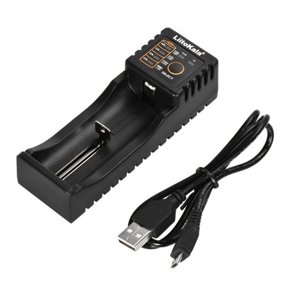 LIITOKALA φορτιστής LII-100B για μπαταρίες NiMH/CD, Li-Ion, IMR, 1 slot