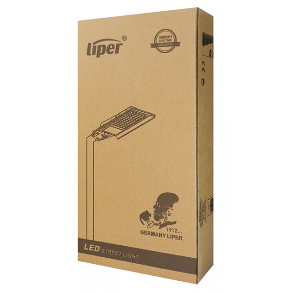 LIPER LED προβολέας στύλου LPSTL-150C01 150W, 6500K, IP66, 220V, γκρι