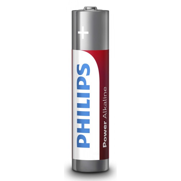 PHILIPS Power αλκαλικές μπαταρίες LR03P16F/10, AAA LR03 1.5V, 16τμχ - Philips
