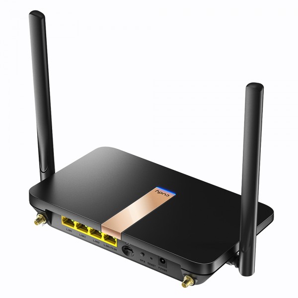 CUDY router LT500D, 4G LTE, AC1200 Dual Band, 4x Ethernet ports, V2.0 - Modem - Router
